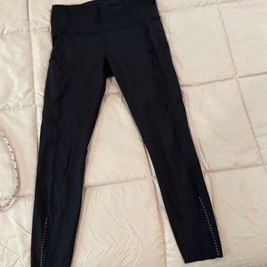 Lululemon Fast & Free 24” Sz 8 Black